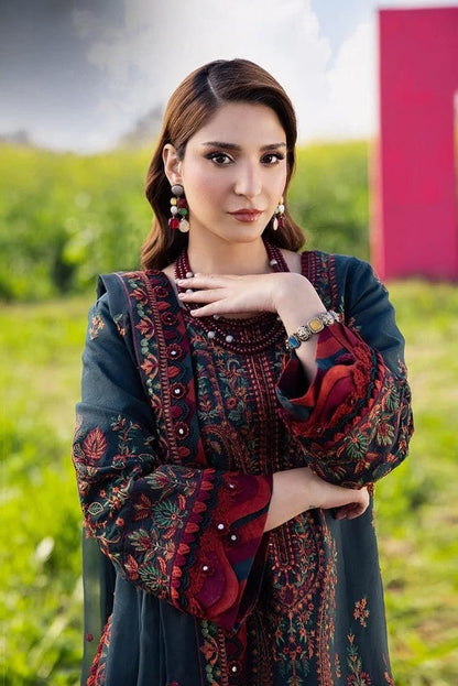 DFW-1251 Asim Jofa Heavy Embroidery 3PC Dhanak Suit