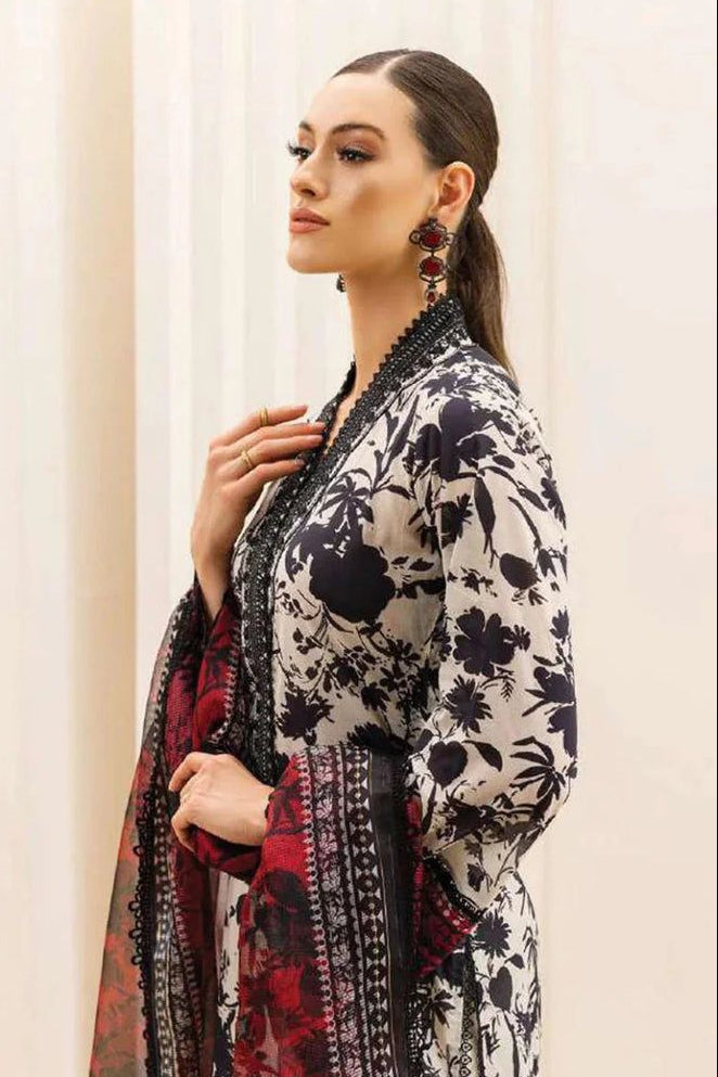 DFW-597 Zainab Chottani Embroidery 3Pc Lawn Suit