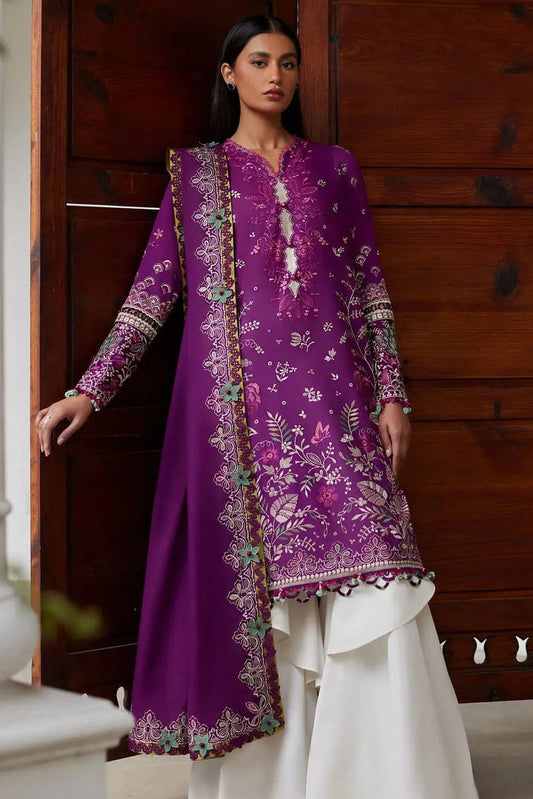 DFW-1186 Elan Heavy Embroidery 3PC Dhanak Suit
