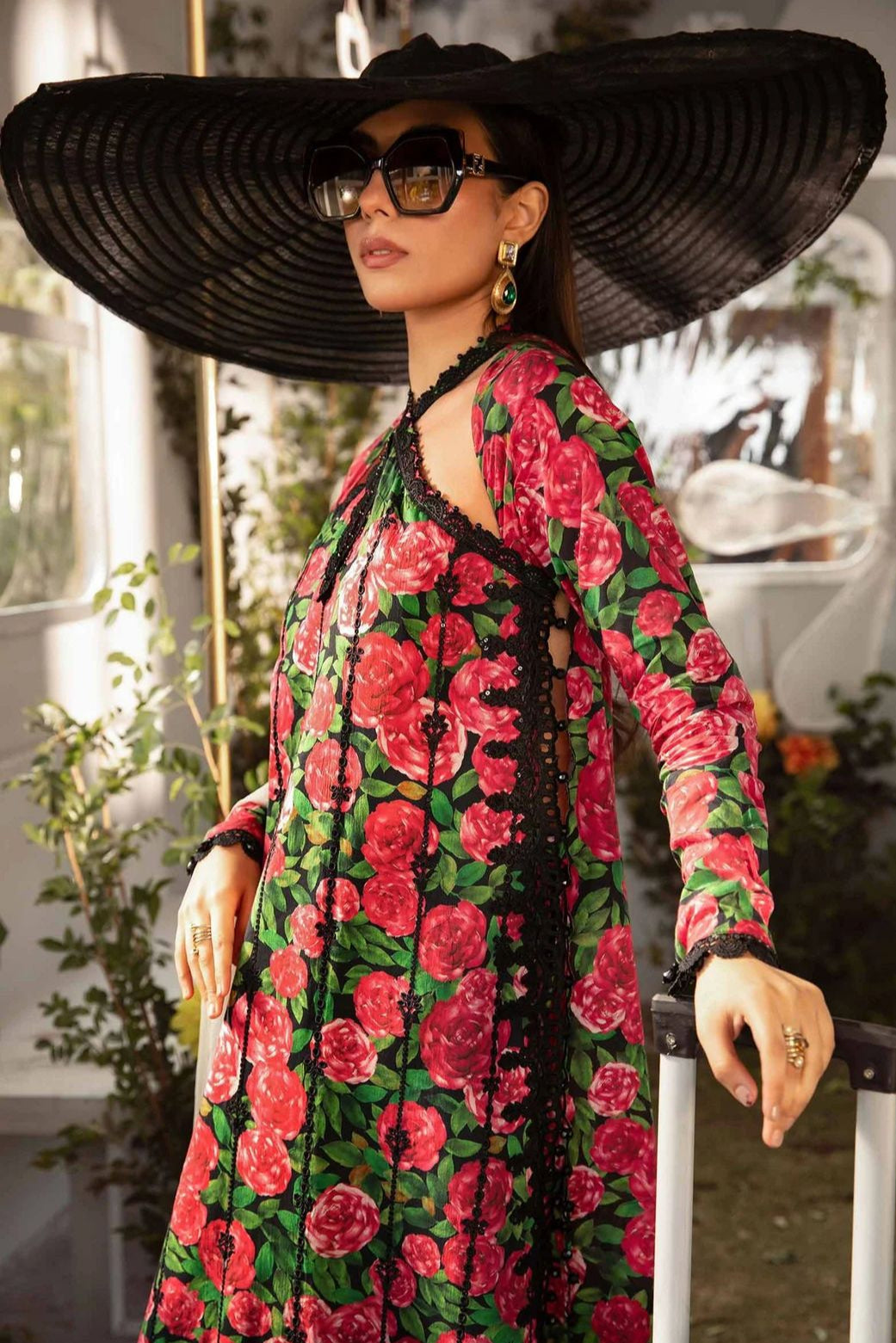 DFW-171 Maria B Embroidery 3PC Lawn Dress