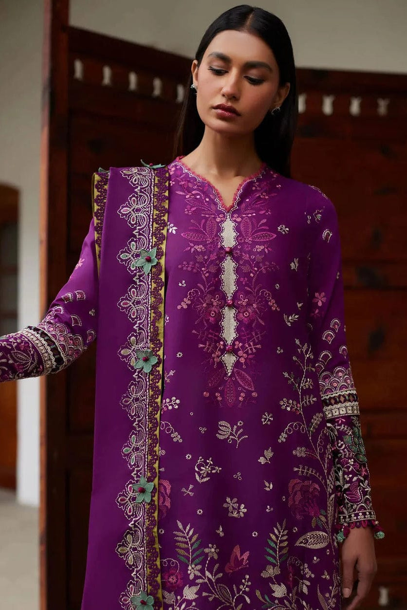 DFW-1186 Elan Heavy Embroidery 3PC Dhanak Suit