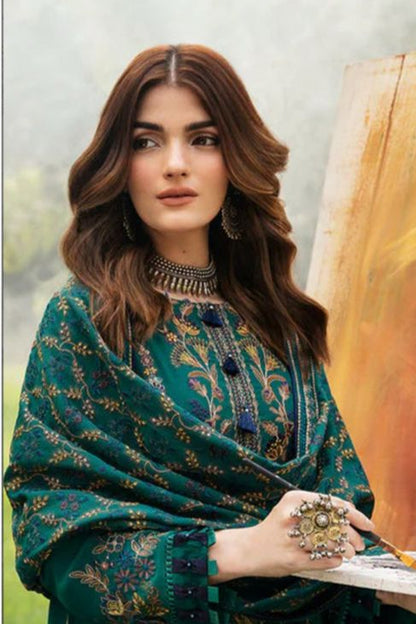 DFW-170 Ramsha Heavy Embroidery 3PC Lawn Dress