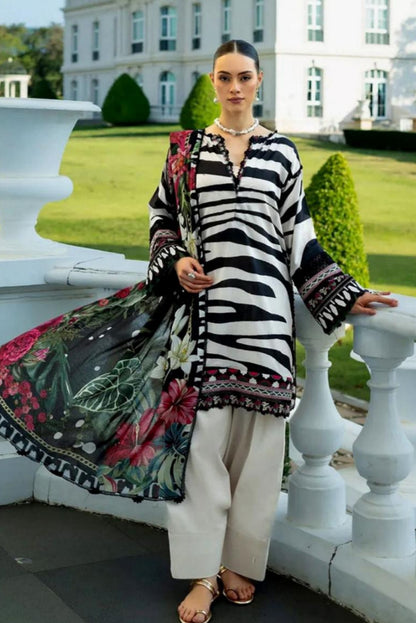 DFW-540 Elaaf Embroidery 3Pc Lawn Suit