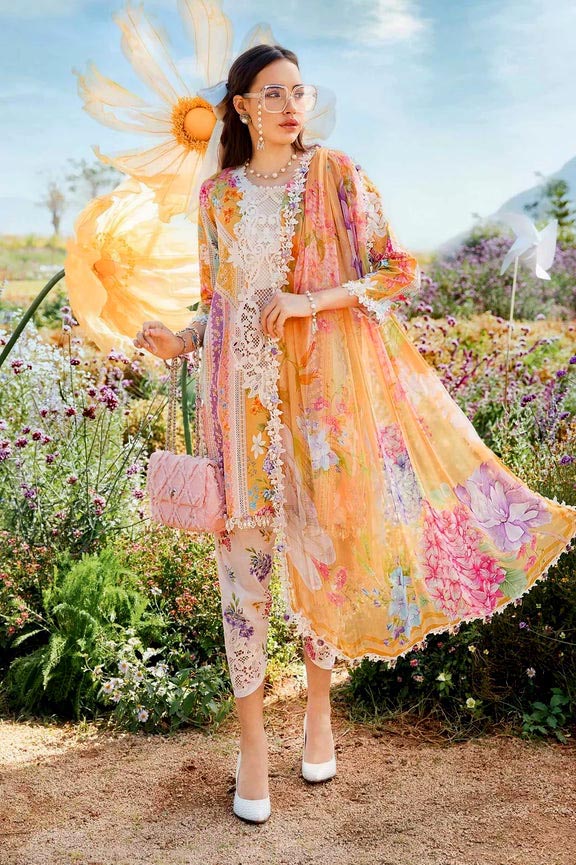 NFS-SF | Maria.B Embroidered 3PC Lawn Suit