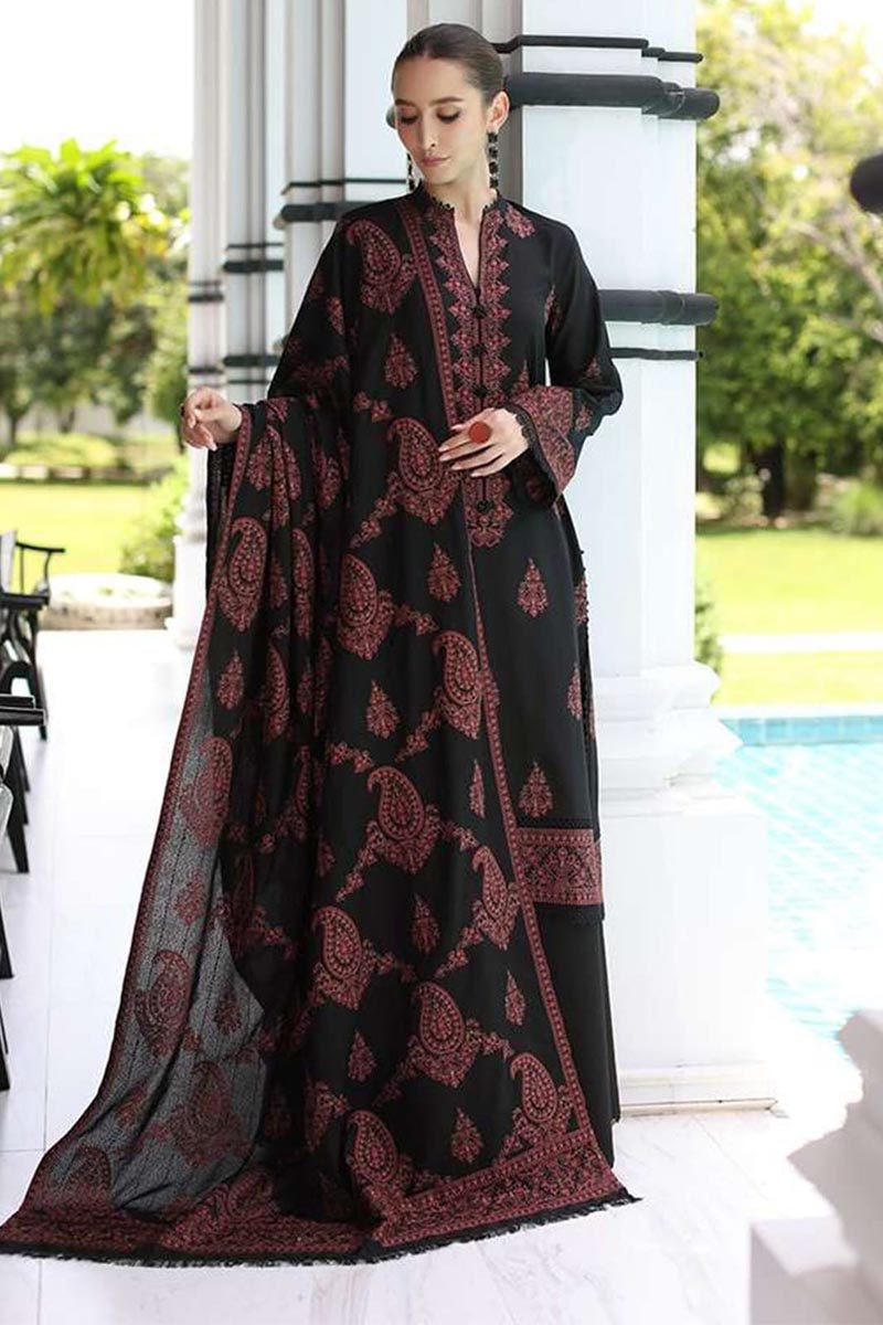 NFS-1017 | Bareeze Embroidered 3Pc Lawn Dress
